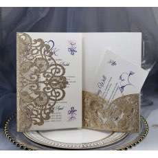 Business  Invitation Card Laser Cut Paper Wedding Invitations